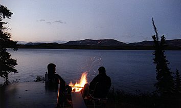 Campground am Lake Laberge