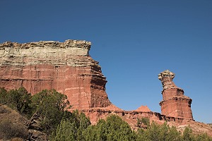 Lighthouse Rock im Palo Duro Canyon State Park